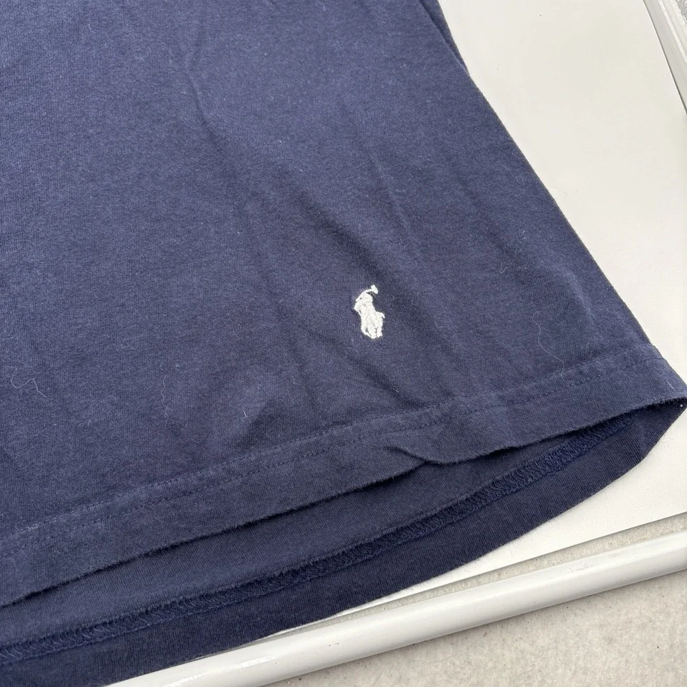 Polo‎ Ralph Lauren Tshirt Classic Cotton Size 3XLT Blue Crew Neck Pony Logo